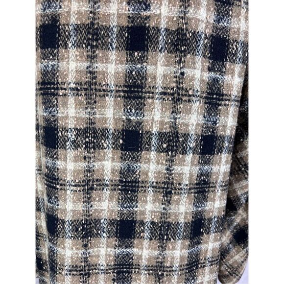 Vintage 1950s Plaid Wool Outer Coat Mod MCM Mad Men - Picture 10 of 10